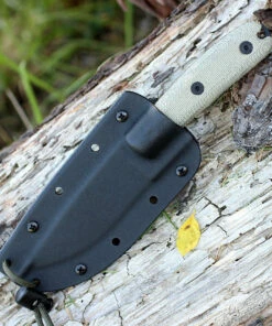 ESEE Knives ESEE 4HM, Black Plain Edge, Modified Canvas Handles, Kydex Sheath -Knifeworks Sales Store esee 4hm k 26300.1566586085