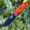 ESEE Knives ESEE Model 5, Orange G-10 Handles, Black Textured Powder Coat Blade, (Special Run)