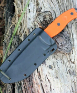 ESEE Knives ESEE Model 5, Orange G-10 Handles, Black Textured Powder Coat Blade, (Special Run) -Knifeworks Sales Store esee 5p b or.2 53691.1566589460