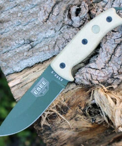 ESEE Knives, 5P-KO-OD, OD Green Blade, Plain Edge, Micarta Handle, Knife Only, No Sheathing