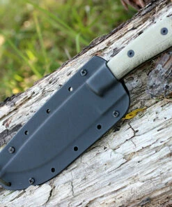ESEE Knives ESEE 6HM, Black Plain Edge, Modified Canvas Handles, Kydex Sheath -Knifeworks Sales Store esee 6hm k. 25787.1566586082