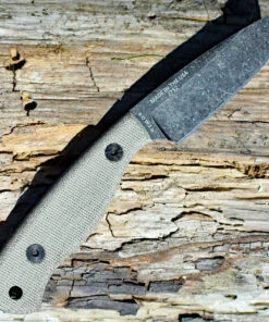 ESEE Knives Esee-JG3-BO Camp-Lore Designed by James Gibson, 3.5" 1095 Black Oxide Stonewash Blade, Micarta Handle 4 ESEE Knives Esee-JG3-BO Camp-Lore Designed by James Gibson, 3.5" 1095 Black Oxide Stonewash Blade, Micarta Handle -Knifeworks Sales Store esee jg3 bo.3 74408.1566586293