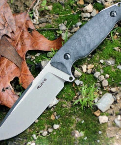 Ruike Jager F118B, 4.5" 14C28N Plain Blade, Black G-10 Handle