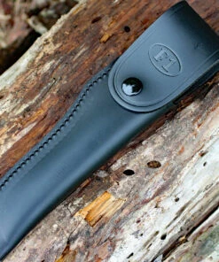 Fallkniven Military Survival Knife - Blk Thermorun (3.8" Lam. CoS Satin) Leather F1LCOS -Knifeworks Sales Store f1zcos 44852.1627330231