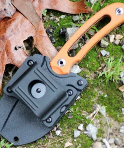 Ruike Hornet F815J, 3.35" 14C28N Plain Blade, Hollowed Orange G-10 Handle -Knifeworks Sales Store f815j 31478.1566585967