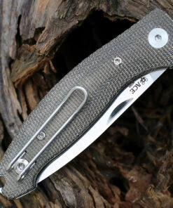 GiantMouse ACE Farley Slipjoint - Green Canvas Micarta (2.8" M390 Satin) 7 GiantMouse ACE Farley Slipjoint - Green Canvas Micarta (2.8" M390 Satin) -Knifeworks Sales Store farley GRN canvas.2 61438.1645647654