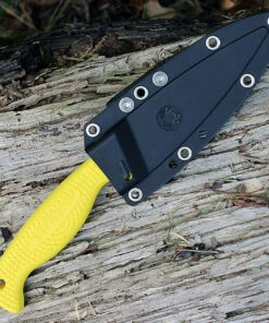 Spyderco Knives Spyderco FB40SYL Fish Hunter, 4.39" H-1 Serrated, Yellow FRN Handle -Knifeworks Sales Store fb40syl 44854.1566585913