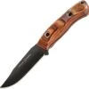 Flexcut Hawthorne Drifter, 8" 1095 Steel Blade, G-Wood w/ Orange G-10 Liner Handle