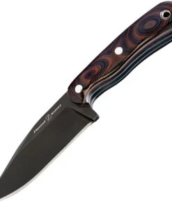 Flexcut Hawthorne Seeker, 4 1/8" 1095 Steel Blade, Red/Black G-10 w/ Green G-10 Liner