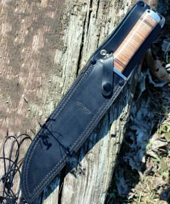 Fallkniven Thor Northern Light (10" Satin VG10) Stacked Leather - Leather Sheath NL1L -Knifeworks Sales Store fnl1l 92948.1566588470