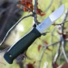 Mora Kansbol, 4.3" Stainless Plain Blade, Green TPR Handle