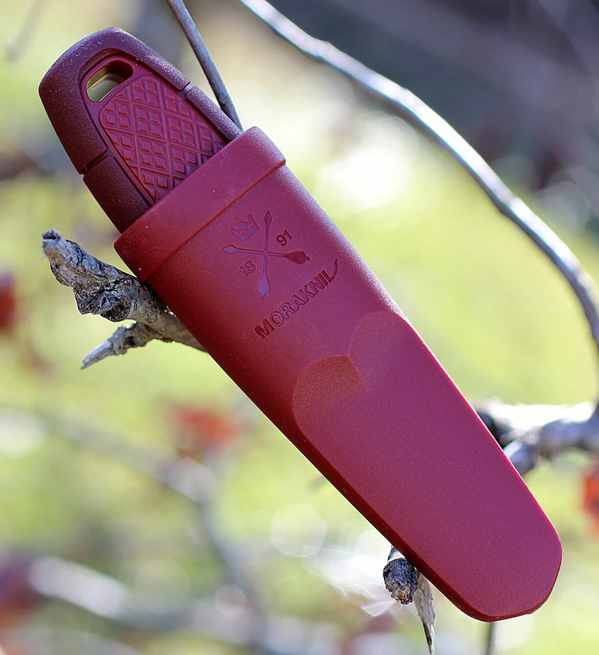 Mora Eldris, 4.3" 12C27 Plain Blade, Red Polymer Handle 2 Mora Eldris, 4.3" 12C27 Plain Blade, Red Polymer Handle - Image 2