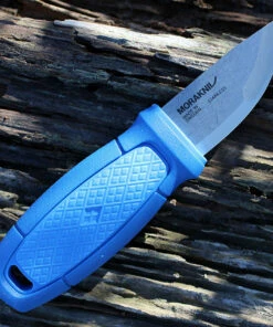 Mora Eldris, 4.3" 12C27 Plain Blade, Blue Polymer Handle