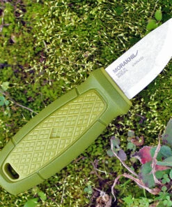 Mora Eldris, 4.3" 12C27 Plain Blade, Green Polymer Handle