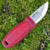 Mora Eldris Kit, 4.3" 12C27 Plain Blade, Red Polymer Handle