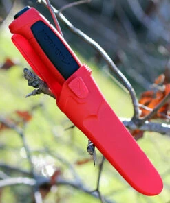 Mora Basic 511, 3.5" Carbon Steel Plain Blade, Black/Red Polypropylene Handle -Knifeworks Sales Store ft01814.1 24070.1566585967