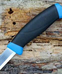 Morakniv 01859 Utility/Service Knife, 1.75" Stainless Plain Blade, Black/Blue Polypropylene Handle