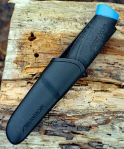Morakniv 01859 Utility/Service Knife, 1.75" Stainless Plain Blade, Black/Blue Polypropylene Handle -Knifeworks Sales Store ft01859 1 80497.1566585956