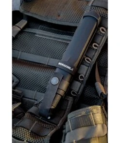 MoraKniv Garberg, 4.25" Carbon Steel Black Plain Blade, Black Multi-Mount Sheath -Knifeworks Sales Store ft02095.1 26179.1566585955