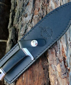 Gil Hibben Hibben Alaskan Boot Knife GH5055, 5" 7Cr13 SS Satin Blade, Black Linen Micarta Handle -Knifeworks Sales Store gh5055 1 95855.1566586067