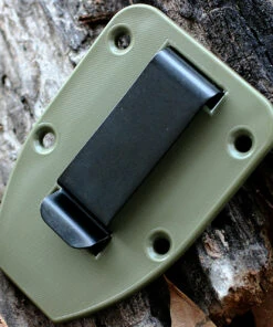 ESEE Knives ESEE 3SM-DT, Combo Edge, Modified Pommel, Foliage Green Sheath -Knifeworks Sales Store green clip plate 2 61787.1566589541
