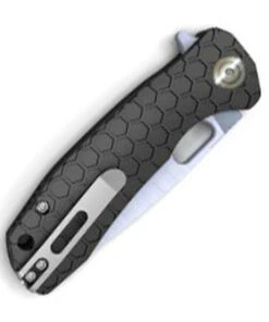 Honey Badger Knives Large D2 Flipper HB1008, 3.63" D2 Satin Drop Point Plain Blade, Black FRN Handle 3 Honey Badger Knives Large D2 Flipper HB1008, 3.63" D2 Satin Drop Point Plain Blade, Black FRN Handle -Knifeworks Sales Store hb1008 66739.1615576991