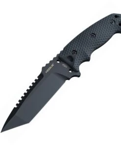 Hogue 35129 EX-F01, 5.5" A-2 Tanto Blade, Solid Black G-10 Handle