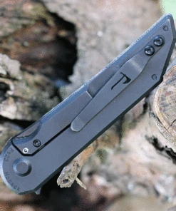 Jake Hoback Knives Jake Hoback Radford HOB019MGD, 3.25"CPM-20CV Stonewashed Plain Blade, Natural Canvas Micarta Handles -Knifeworks Sales Store hob019mgd.2 03911.1627326307