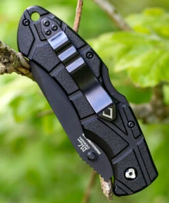 V Nives 30206 Rocky 2, 3.25" Black D2 Combo Blade, Black FRN Handle -Knifeworks Sales Store i30206.2 16749.1566586022