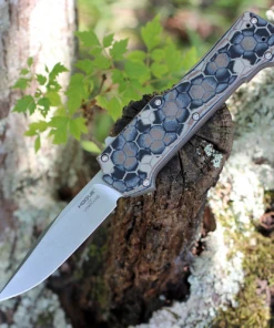 Hogue Compound 34037, 3.5" CPM S30V Clip Point Tumbled Blade, G-Mascus Dark Earth G-10 Handle