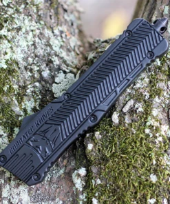 CobraTec Knives LBCTK-1LDAGNS Dagger Large CTK-1 Black, 3.75" D2 Steel Plain Blade, Aluminum Handle -Knifeworks Sales Store image 17189.1569357356