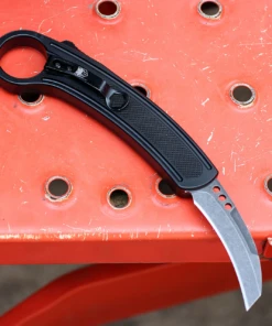 CobraTec Knives CTBK Karambit, 2.75" D2 Steel Blackwash Blade, Aluminum Handle -Knifeworks Sales Store image 17548.1572288463