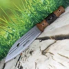 Condor Primitive Bush Knife CTK242-8HC, 8" 1075 High Carbon Steel, Linen Micarta Handle