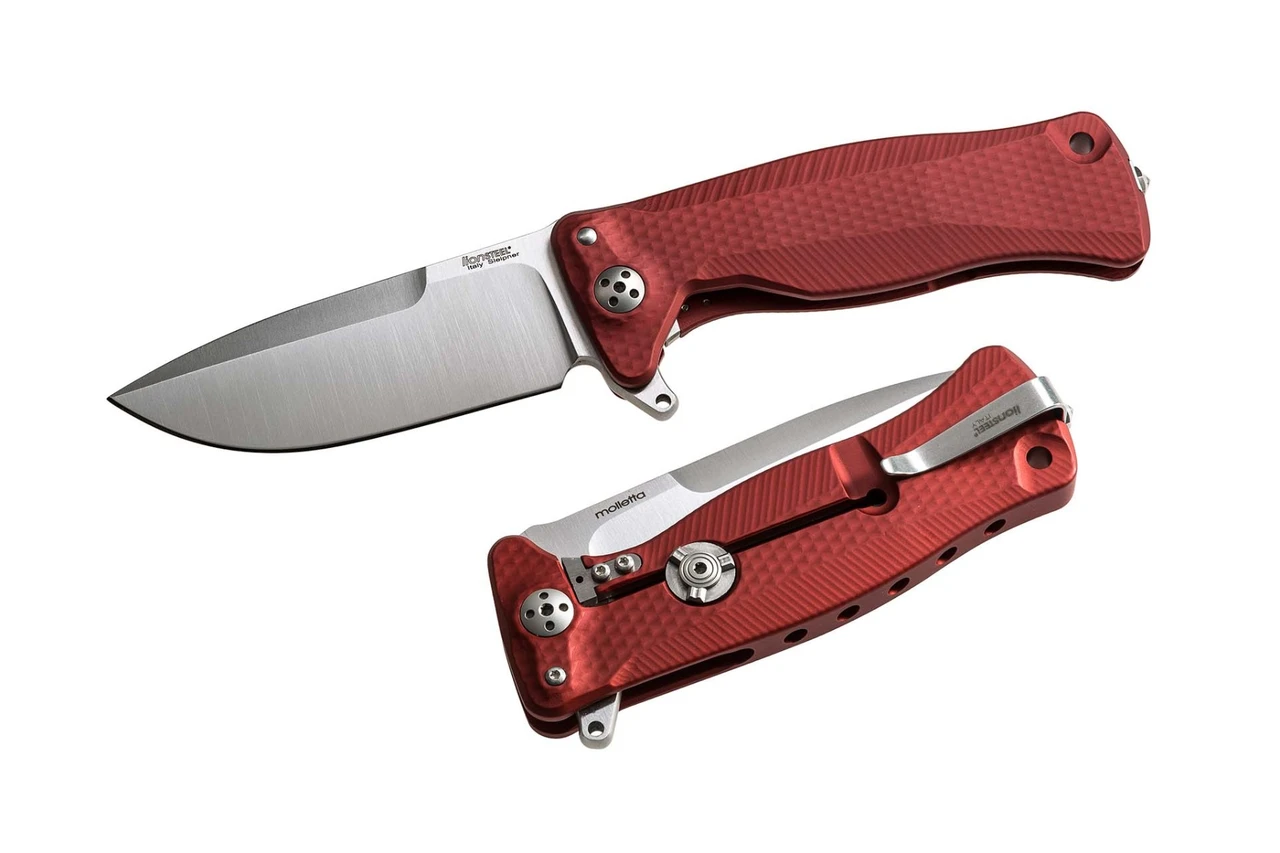 LionSteel Lion Steel SR11 ARS Red, 3.50" Sleipner SS Satin Plain Blade, Red Aluminum Handles 1 LionSteel Lion Steel SR11 ARS Red, 3.50" Sleipner SS Satin Plain Blade, Red Aluminum Handles