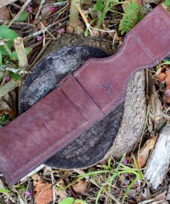 TOPS Nata TNAT-01, 6.50" 1095 Acid Rain Blade, Black Canvas/Brown Burlap Micarta Handle -Knifeworks Sales Store image 25229.1572553086