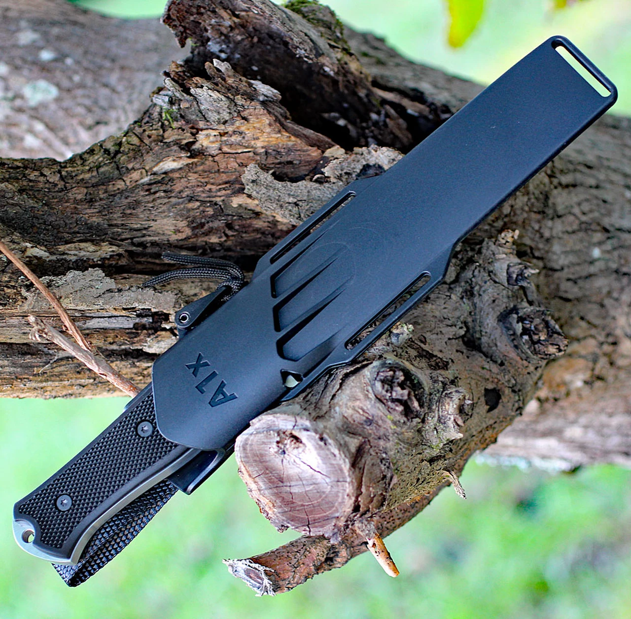 Fallkniven A1X, A1X Series Satin, 6.34" Lam.CoS Full Tang Satin Finish Blade, Thermorun Handle 4 Fallkniven A1X, A1X Series Satin, 6.34" Lam.CoS Full Tang Satin Finish Blade, Thermorun Handle - Image 4