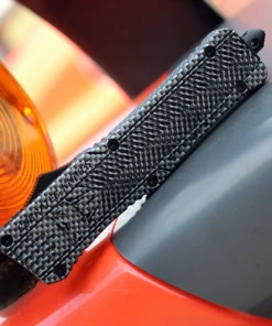 CobraTec Knives LCFCTK-1LDAGNS Large CTK-1 Carbon Fiber Wrap, 3.75" D2 Steel Dagger Blade, Aluminum Handle -Knifeworks Sales Store image 30117.1569422972