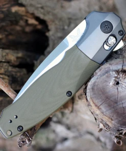 Benchmade Knives Benchmade 496 Vector Assist Flipper, 3.6" CPM-20CV Satin Blade, Contoured OD Green G10 Handle 7 Benchmade Knives Benchmade 496 Vector Assist Flipper, 3.6" CPM-20CV Satin Blade, Contoured OD Green G10 Handle -Knifeworks Sales Store image 38764.1572032275