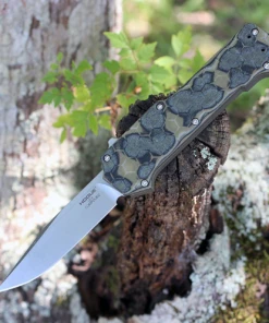 Hogue Compound 34038, 3.5" CPM S30V Clip Point Tumbled Blade, G-Mascus Green G-10 Handle