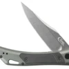 Case Shark Tooth Flipper Dark Grey Anodized Aluminum 53504, 4 3/4" Closed Length SS Blade