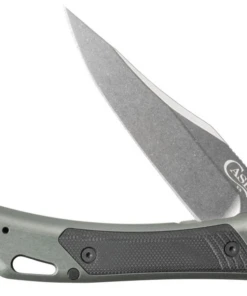 Case Shark Tooth Flipper Dark Grey Anodized Aluminum 53504, 4 3/4" Closed Length SS Blade