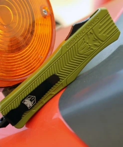 CobraTec Knives MODCTK-1MTS Medium CTK-1 OD-Green, 3.0" D2 Steel Tanto Part Serrated Blade, Aluminum Handle -Knifeworks Sales Store image 57501.1569426654