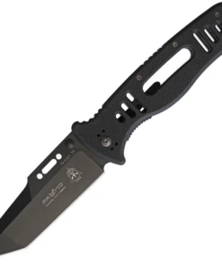 TOPS Knives CQTM711 Magnum Tanto Linerlock, 4.3" N690Co Black Blade, Black 3D G10 Handle