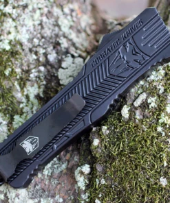 CobraTec Knives LBCTK-1LTNS Tanto Large CTK-1 Black, 3.75" D2 Steel Plain Blade, Aluminum Handle -Knifeworks Sales Store image 71194.1569422342