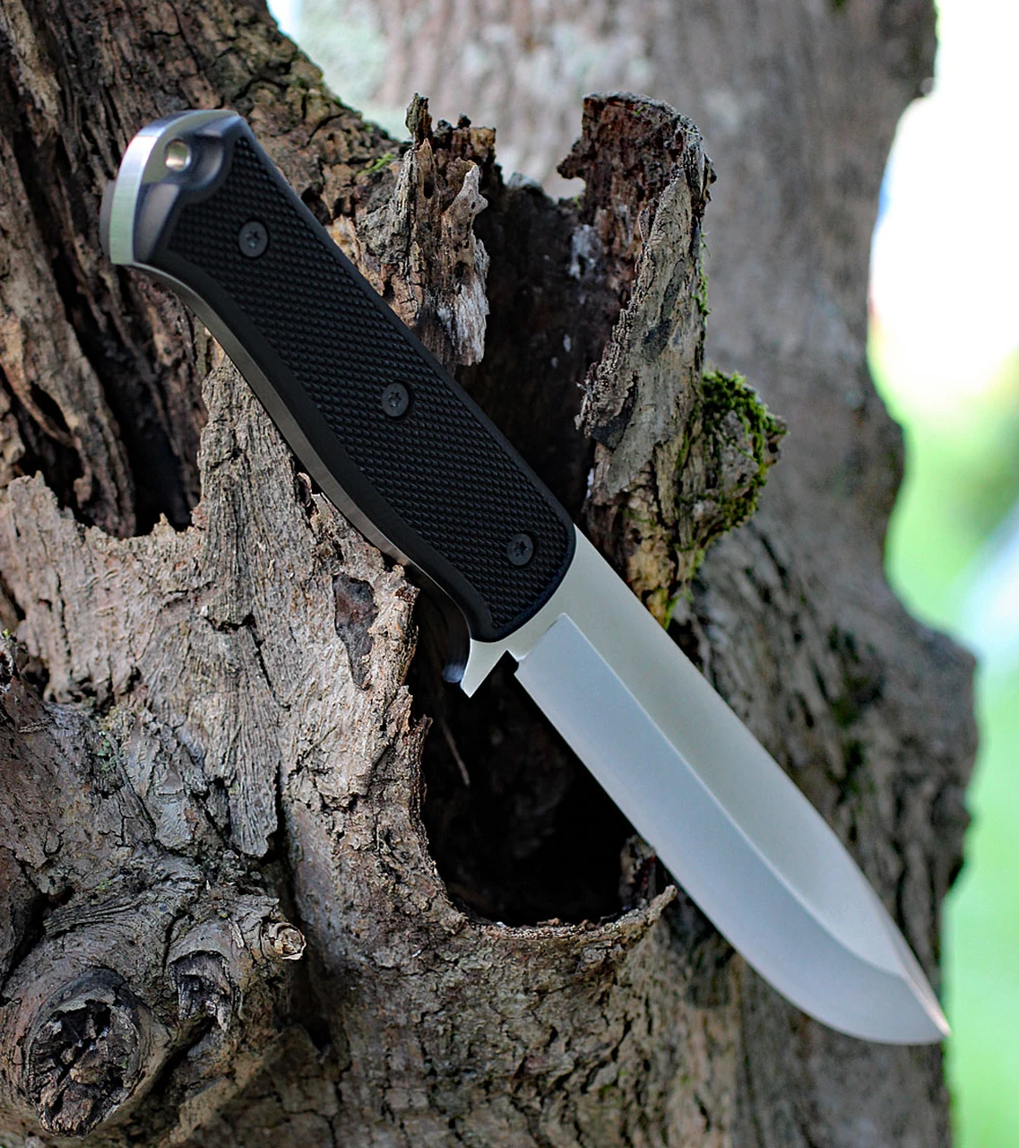 Fallkniven A1X, A1X Series Satin, 6.34" Lam.CoS Full Tang Satin Finish Blade, Thermorun Handle 2 Fallkniven A1X, A1X Series Satin, 6.34" Lam.CoS Full Tang Satin Finish Blade, Thermorun Handle - Image 2