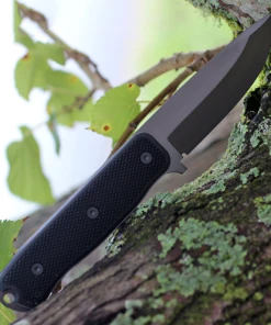 Fallkniven F1XB F1X Series Black, 4.0" Lam.CoS Black Tungsten Carbide Blade, Thermorun Handle -Knifeworks Sales Store image 85089.1569425981