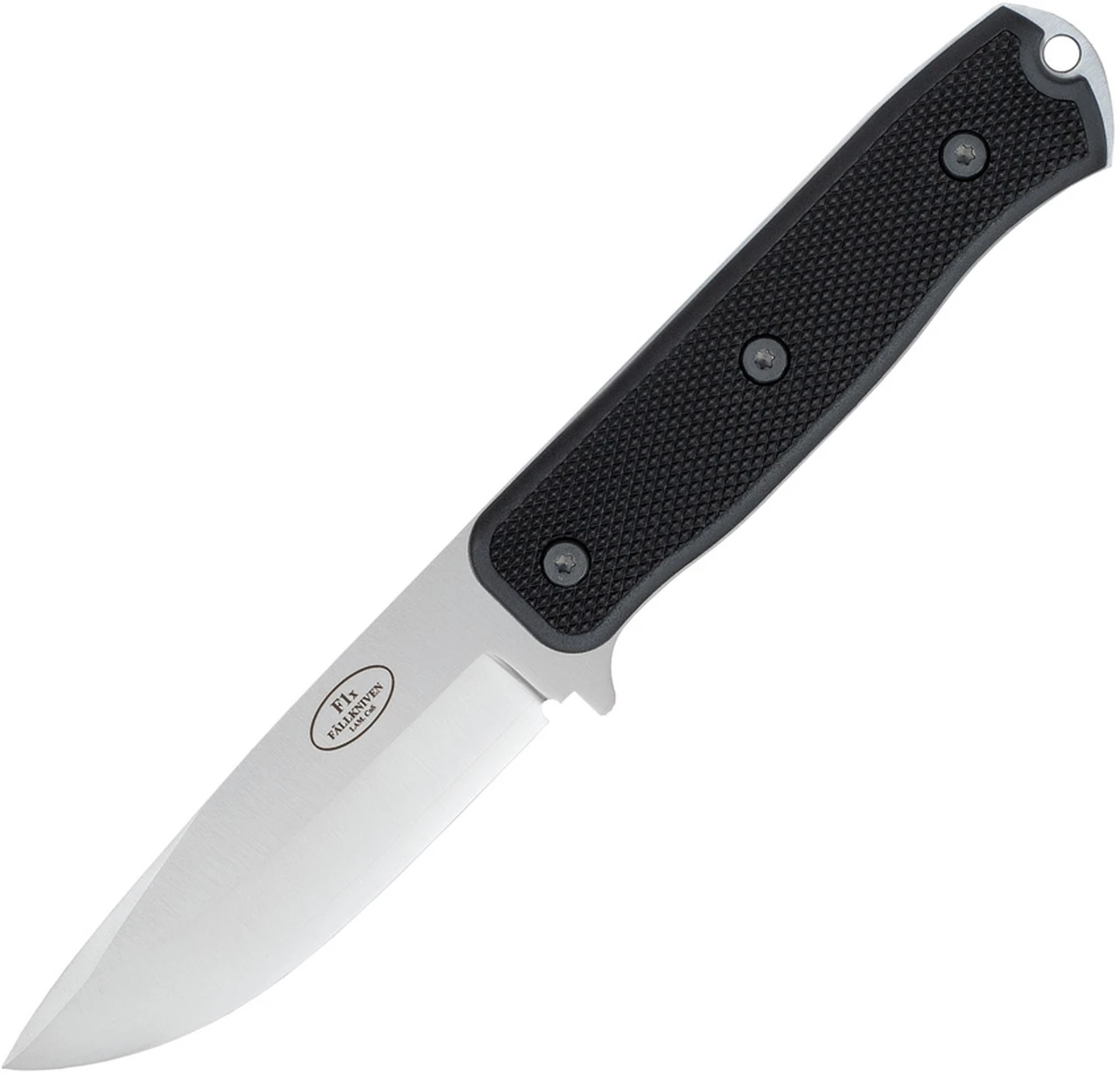 Fallkniven F1x Survival Knife - Black Thermorun (4.0" Lam. CoS) Zytel Sheath 1 Fallkniven F1x Survival Knife - Black Thermorun (4.0" Lam. CoS) Zytel Sheath