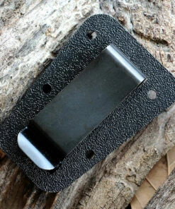 ESEE Knives ESEE IZULA Survival Kit & Concealed Carry Knife, Black -Knifeworks Sales Store izula clip plate 37404.1630770058