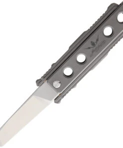 Jesse James Knife Co. Nomad Titanium-JJKC1, 4.0 in. Tanto Uddeholm AEB-L Steel PlainEdge