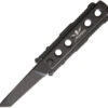 Jesse James Knife Co. Nomad Titanium-JJKC1B, 4.0 in. Tanto Uddeholm AEB-L Steel Black PlainEdge
